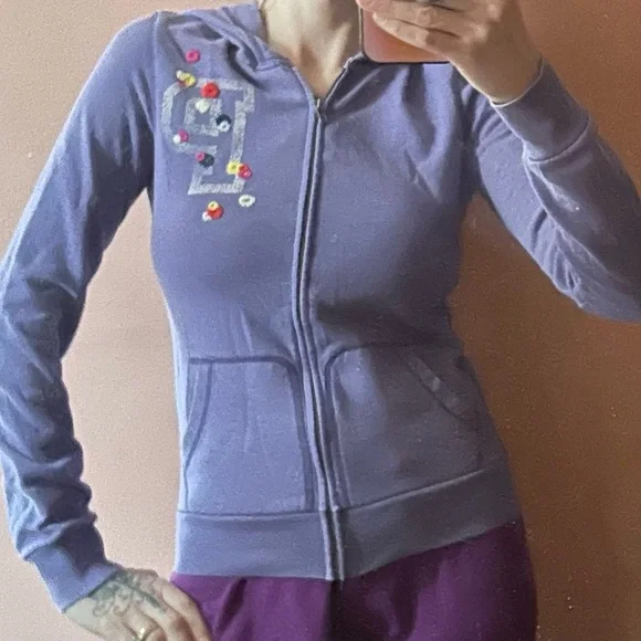 PINK Victoria's Secret Purple Hoodie